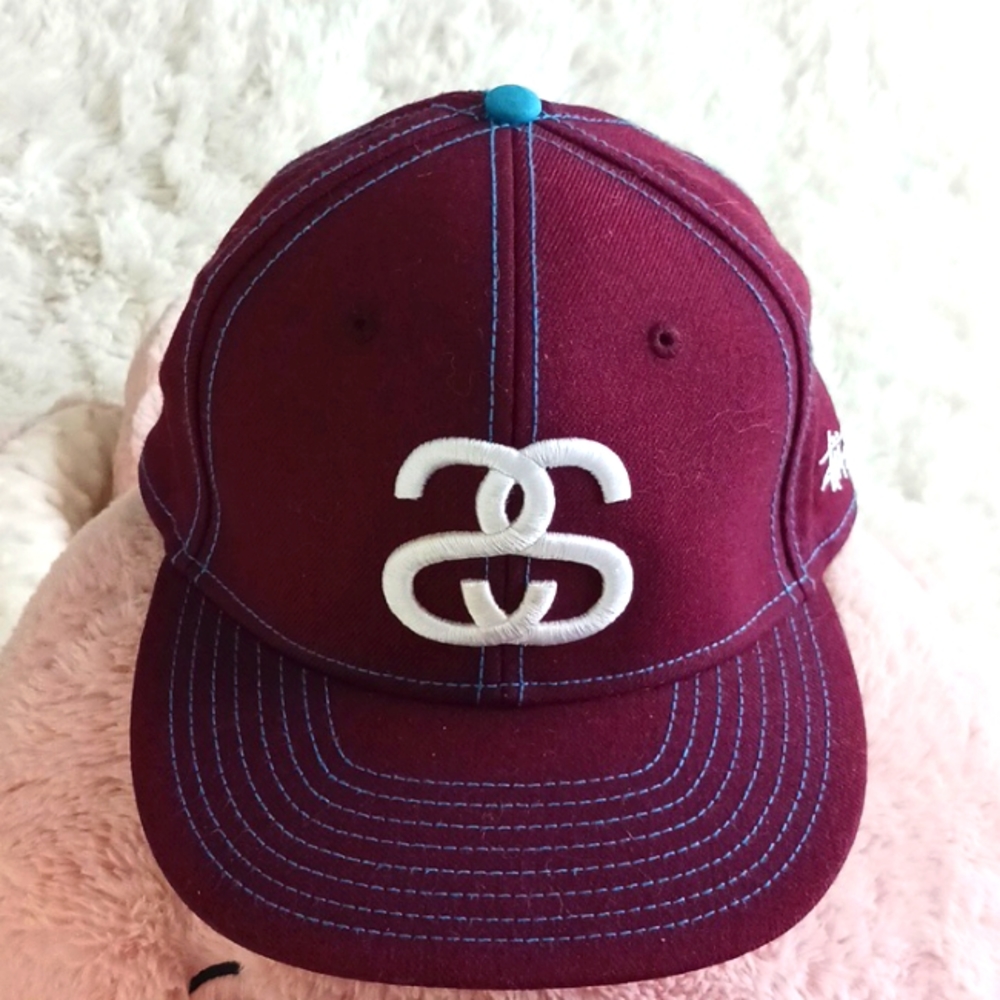 Stussy Ss Snapback Baseball Cap View 2